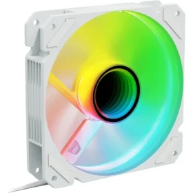 Sharkoon SHARK Mirror RGB PWM REVERSE bílá / větráček / 120mm / RGB / 26.8 dBA / 1500 RPM / 99.52 m3h (4044951042470)