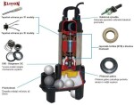 EVAK PUMPS HIPPO 200S, 1.5kW, 230V bez plováku