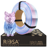 ROSA 3D Filaments PLA SILK REFILL Multicolor 1,75 mm ROSA 1 kg Candy