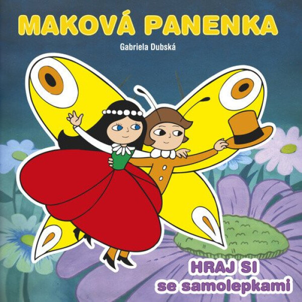 Maková panenka Hraj si se samolepkami