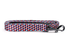 Duarto modré vodítko pro psa 150 cm Barva: Modrá, Šířka vodítka: 1,5 cm