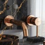 REA - Podomítková umyvadlová baterie LUNGO Copper + BOX REA-B7997