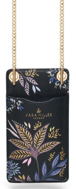 Pouzdro na mobil a platební karty Black Botanic