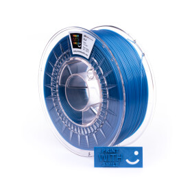 PLA filament Metallic Blue semi-transparent 1,75 mm Print With Smile 1 kg