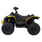 Mamido Dětská elektrická čtyřkolka Maverick ATV 2x200W žlutá