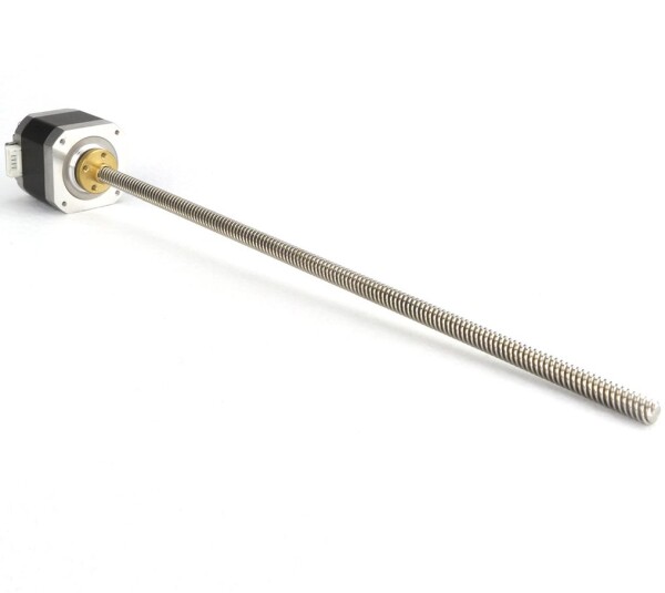 Krokový motor se závitovou osou NEMA17 - 39,5 mm; 42HD4027-04