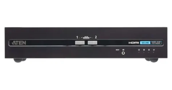 Aten 2-Port USB 4K HDMI Dual / KVM přepínač / 2× PC / 4× HDMI / 4K UHD / HD Audio (CS1142H4-AT-G)