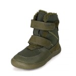 Chlapecké zimní barefoot boty PRO-tex Protetika - LENO KHAKI - 21