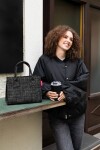 Crossbody kabelka Reisenthel Daily Shopper XS Bouclé black