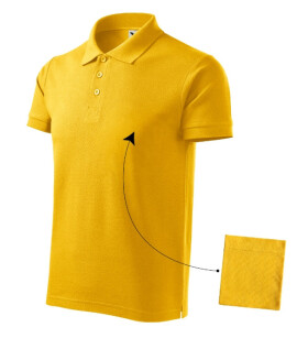 Cotton polokošile pánská žlutá 3XL