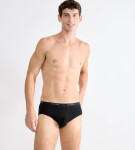 Pánské slipy Basic Midi 2P - BLACK - černé 0004 - SLOGGI BLACK 7