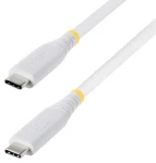 StarTech CC50CM40GUSB4TPW bílá / Kabel USB-C na USB-C4 / USB4 / 40 Gbps / 0,5 m (CC50CM40GUSB4TPW)