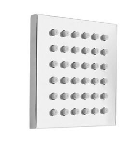 SAPHO - Pevná nástěnná sprška hranatá, chrom AQ216
