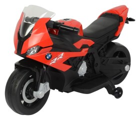Mamido Dětská elektrická motorka BMW S1000RR černo-červená
