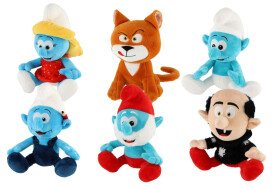 Postavičky ze světa Šmoulů plyšové 25-30cm mix druhů 0m+