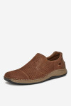 Polobotky Rieker 05286-24 Přírodní kůže (useň) - Nubuk