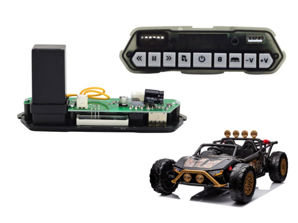 Mamido Hudební panel do elektrického vozítka Buggy Racing JS3168