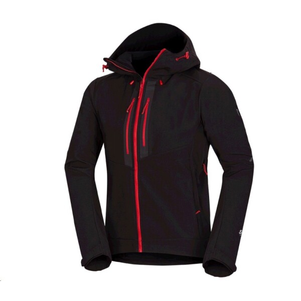 Bunda JIMMY NORTHFINDER BU-3977OR černá pánská softshellová 2XL černá