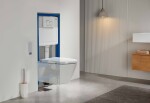 CERANO - WC závěsné s integrovaným elektronickým bidetem Cronus Standard, Vortex Rimless 180° + SoftClose sedátko - bílá lesklá - 59,3x38,4 CER-545632