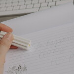 Eulenschnitt Guma na gumování Daisy, bílá barva, plast