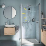 GROHE - Vitalio Comfort Sprchový set bez baterie, 25x25 cm, 2 proudy, chrom 26986001