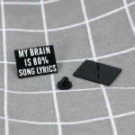 Pinarna.cz My brain is 80% song lyrics / Můj mozek tvoří z 80 % texty písní