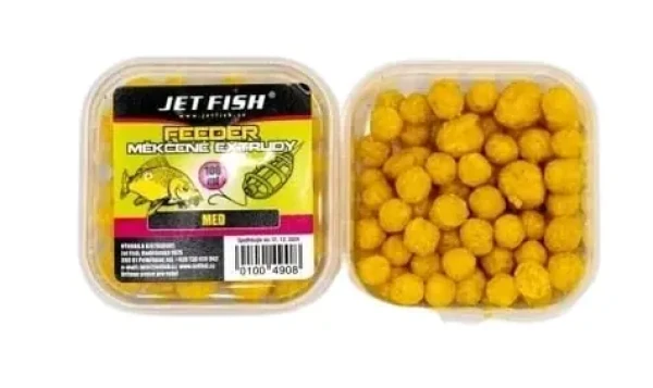 Jet Fish Měkčené extrudy Med 100ml (100490)