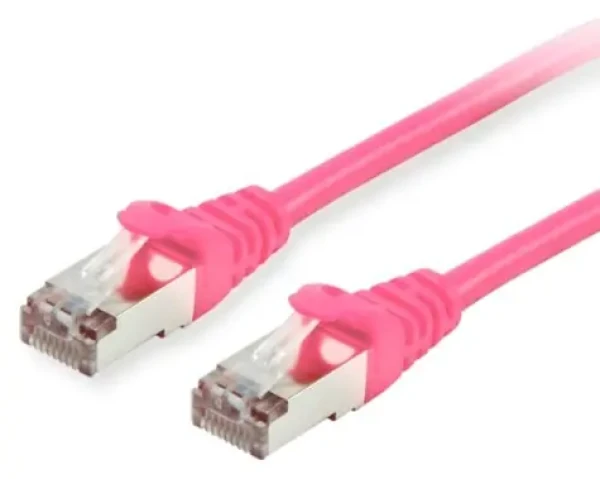 Equip růžová / Patch kabel / Cat6 S/FTP / 50 m / LSZH / PoE+ (615587)