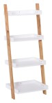 Set poličky a nosníků Naturel Home bílá/ořech mat 53,5x134x40 cm HOMEP4B HOMEP4B