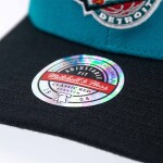 Mitchell & Ness Pánská kšiltovka Detroit Pistons NBA Team Arch Classic Red Stretch-Snap - Zelená