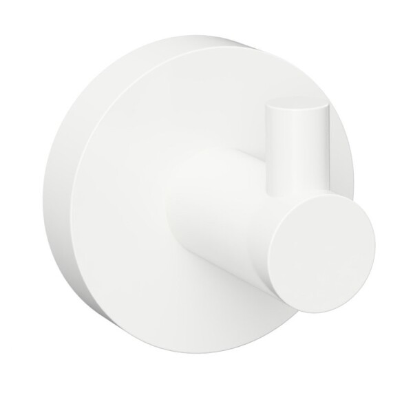 SAPHO - X-ROUND WHITE háček, bílá mat XR205W
