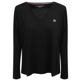 Dámské Tričko s dlouhým rukávem UW0UW01981-BEH - Tommy Hilfiger XS