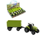 MaDe 15364 Traktor s vlečkou, se světlem a zvukem, volná kola