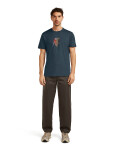 Pánské merino triko s krátkým rukávem ICEBREAKER Mens Merino 150 Tech Lite SS Tee Bear Catch, Abyss velikost: XXL