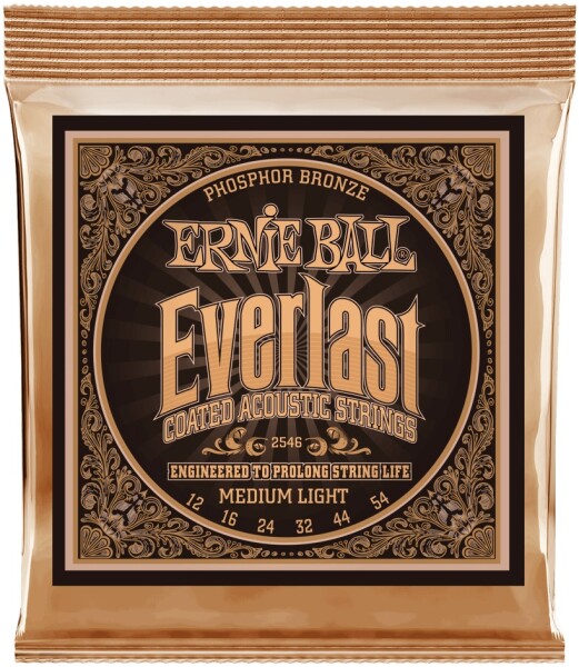 Ernie Ball 2546 Everlast Phosphor Bronze Medium Light