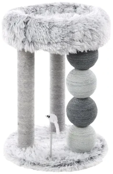 Flamingo Duchess Škrabadlo pro kočky šedo-bílá 61.5cm (FLA-561368)