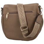 Trendy dámská koženková ledvinko-kabelka Senta, hnědá