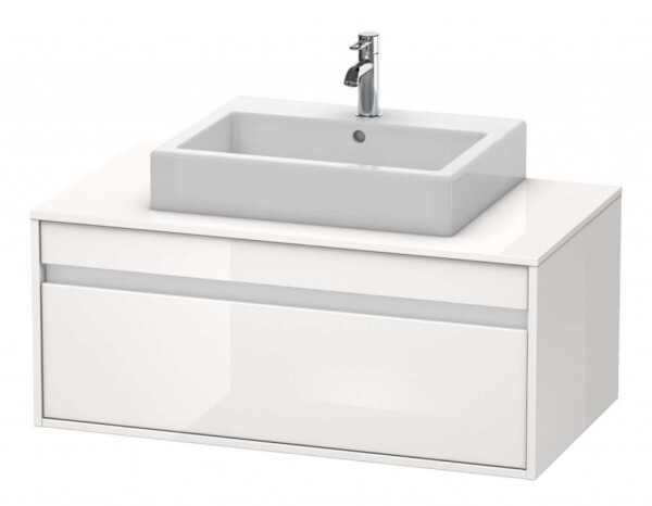 DURAVIT - Ketho Umyvadlová skříňka 43x100x55 cm, 1 zásuvka, lesklá bílá KT669502222