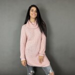 HOSH Pletený jednobarevný rolák CLAIRE Barva: Světle modrá