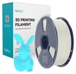 Sunlu PLA Glow in the Dark bílo-modrá / Tisková struna / 1,75 mm / 1 kg (PLA Glow W-Blu)