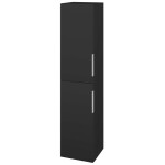 Dřevojas - Vysoká skříň DOS SVD2 35 - N03 Graphite / Úchytka T05 / N03 Graphite / Pravé 210472FP