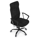 Kancelářská židle, houpací mechanismus, černá látka, KA-W3109 BK