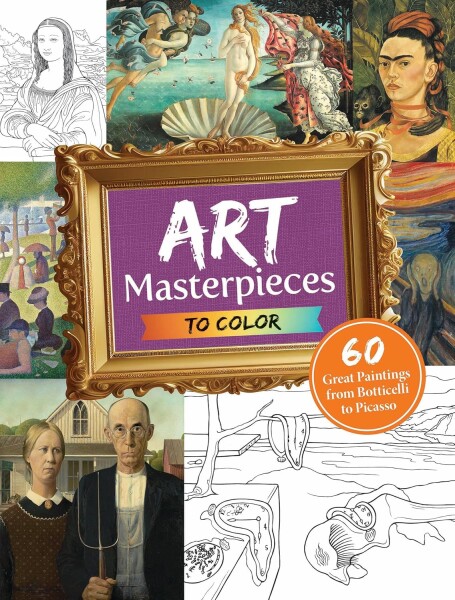 Art Masterpieces to Colour, antistresové omalovánky, Marty Noble