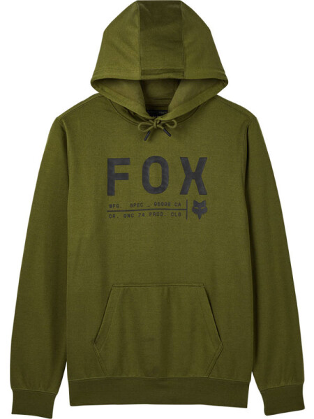 Fox Non Stop Olive Green pánská mikina přes hlavu