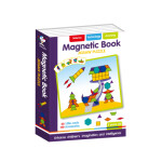 Magnetická kniha skládačky tvary 170 ks
