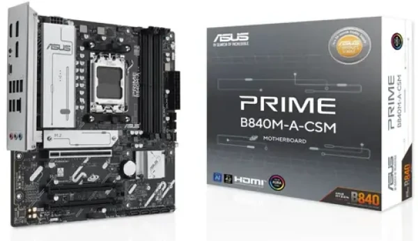 ASUS PRIME B840M-A-CSM / B840 / 4x DDR5 / 1x 2.5GLAN / mATX (90MB1J10-M0EAYC)