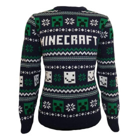 Minecraft vánoční svetr - Jumper Pattern (velikost L)