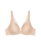 Dámská podprsenka Body Make-Up Illusion Lace WP - BROWN - TRIUMPH BROWN - TRIUMPH BROWN 85B