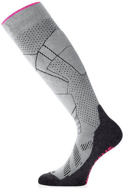 Lasting FWU-848 - šedá Ponožky vel. EUR: 34-37