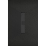 MEXEN/S - Toro obdélníková sprchová vanička SMC 100 x 90, černá, mřížka černá 43709010-B